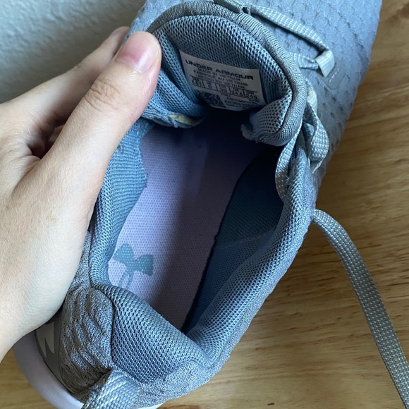 Under Armour Women’s Charcoal Knit Sneakers - Picture 7 of 10